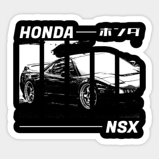 HONDA NSX Black 'N White 3 (Black Version) Sticker